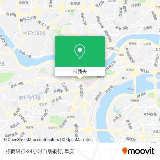 招商银行-24小时自助银行地图