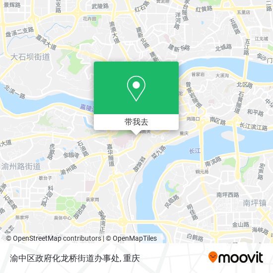 渝中区政府化龙桥街道办事处地图