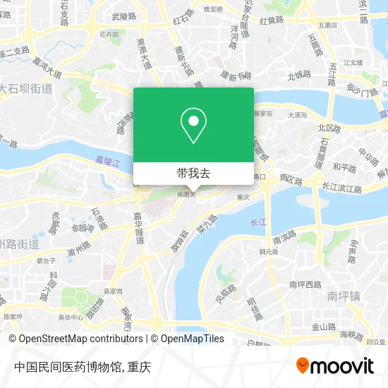 中国民间医药博物馆地图