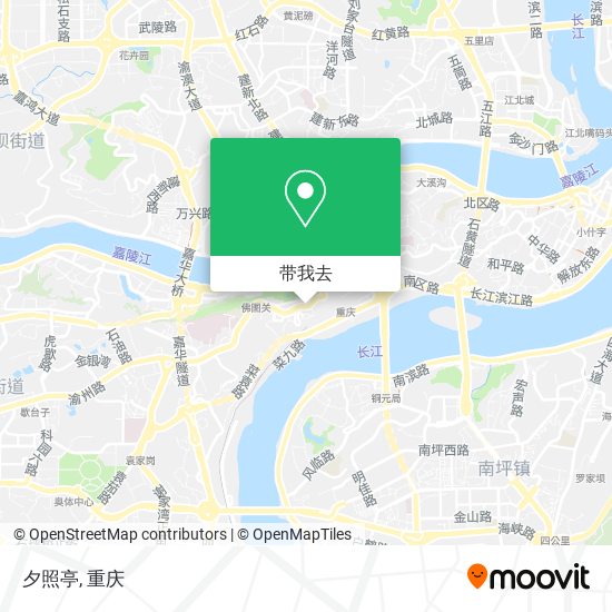 夕照亭地图
