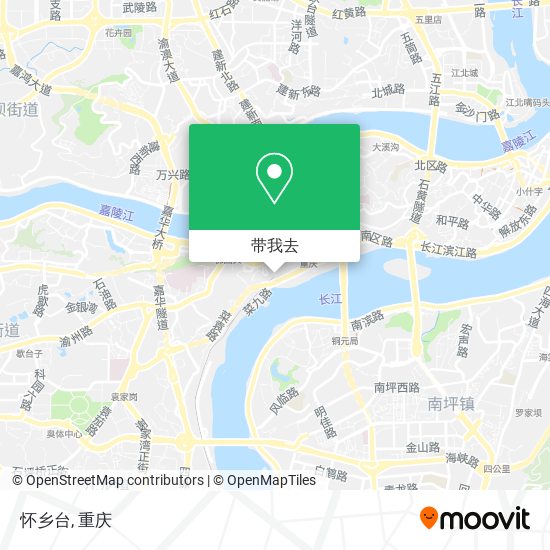 怀乡台地图