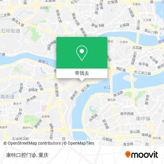 康特口腔门诊地图