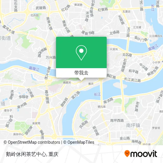 鹅岭休闲茶艺中心地图