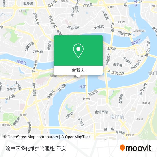 渝中区绿化维护管理处地图