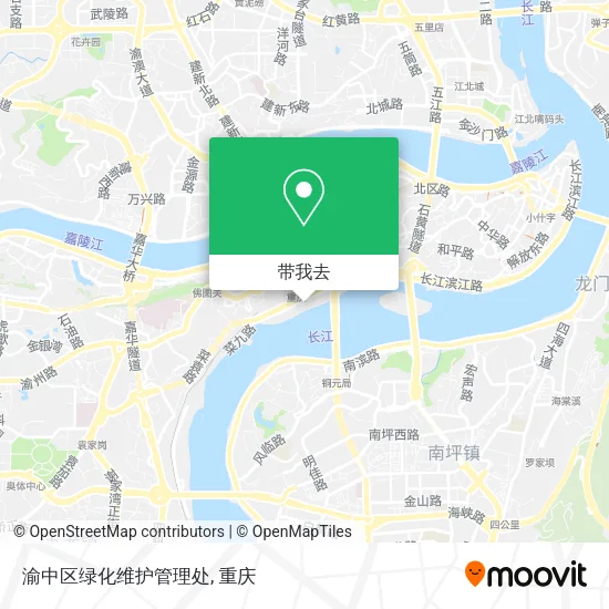 渝中区绿化维护管理处地图