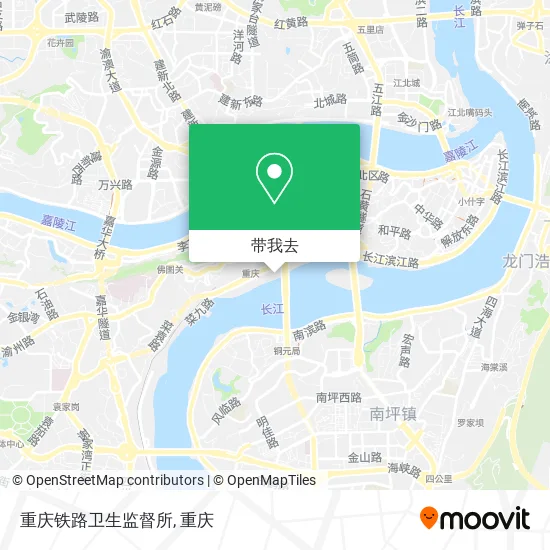 重庆铁路卫生监督所地图