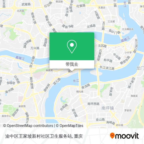 渝中区王家坡新村社区卫生服务站地图