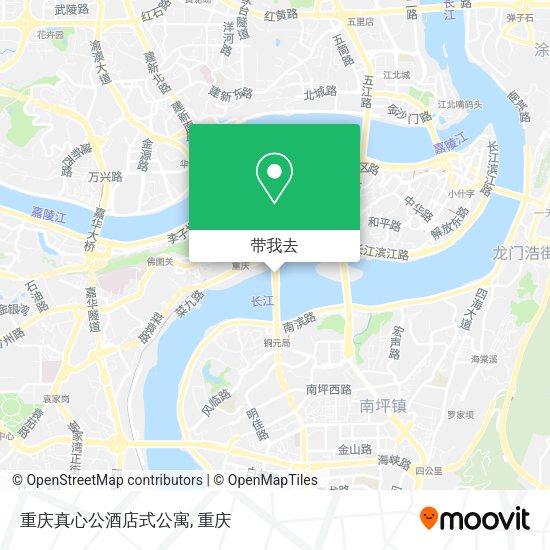 重庆真心公酒店式公寓地图