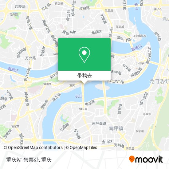 重庆站-售票处地图