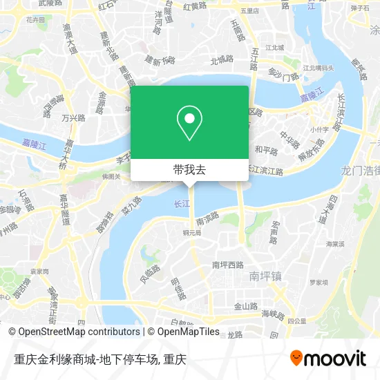 重庆金利缘商城-地下停车场地图