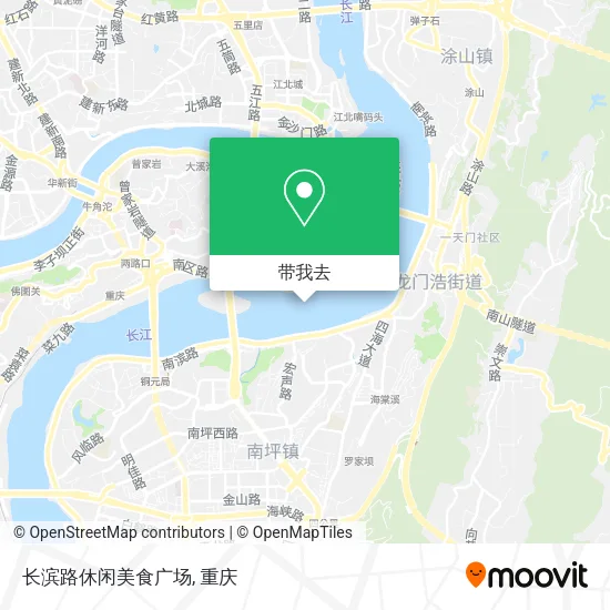 长滨路休闲美食广场地图