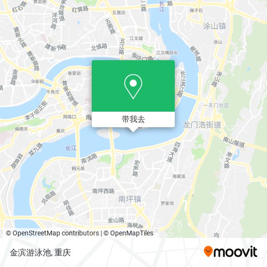 金滨游泳池地图