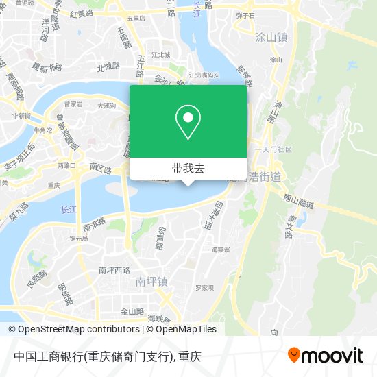 中国工商银行(重庆储奇门支行)地图