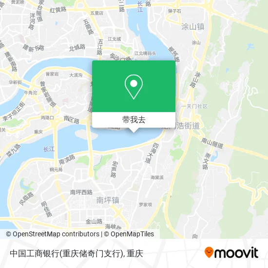 中国工商银行(重庆储奇门支行)地图