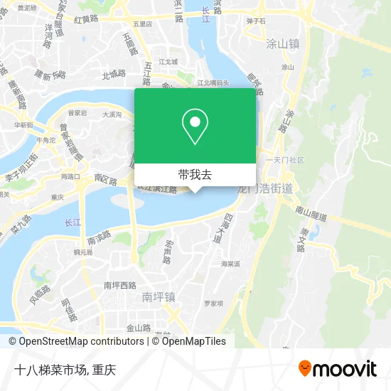 十八梯菜市场地图