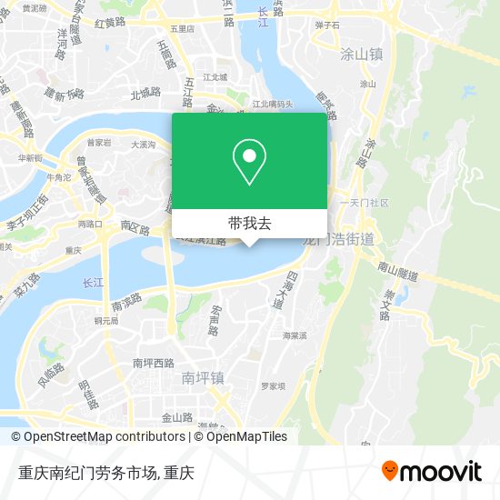 重庆南纪门劳务市场地图