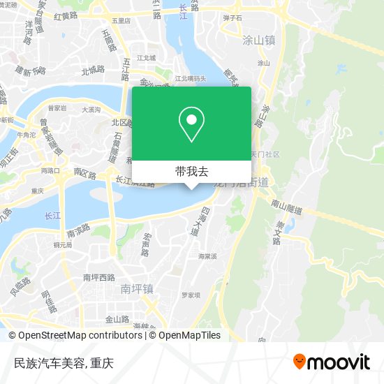 民族汽车美容地图