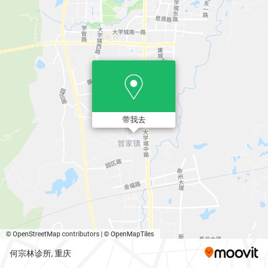 何宗林诊所地图