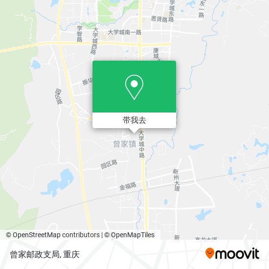 曾家邮政支局地图