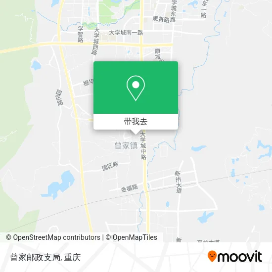 曾家邮政支局地图