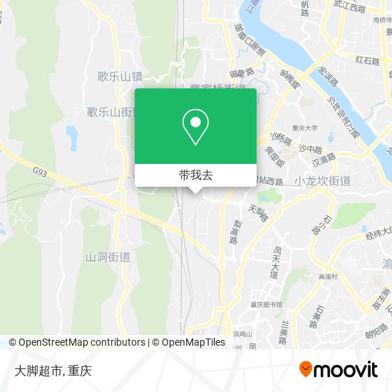 大脚超市地图