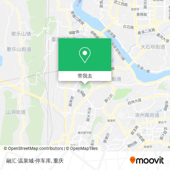 融汇·温泉城-停车库地图