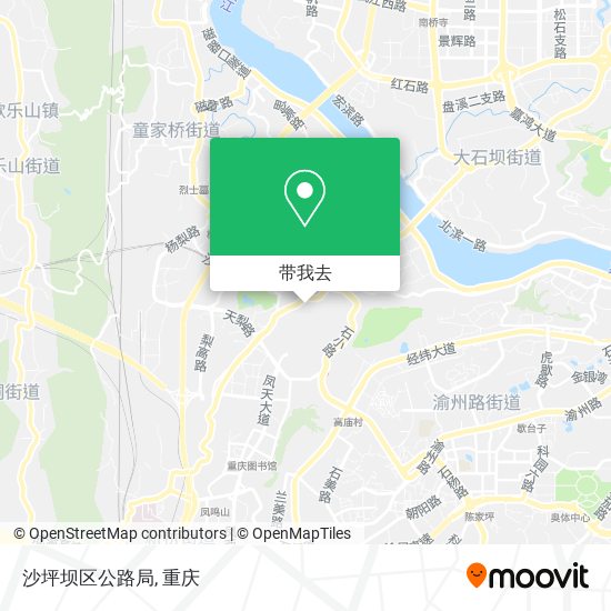 沙坪坝区公路局地图