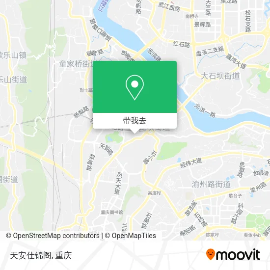 天安仕锦阁地图