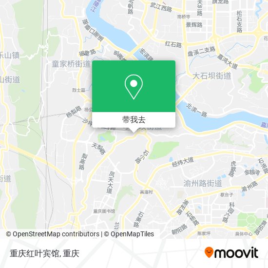 重庆红叶宾馆地图