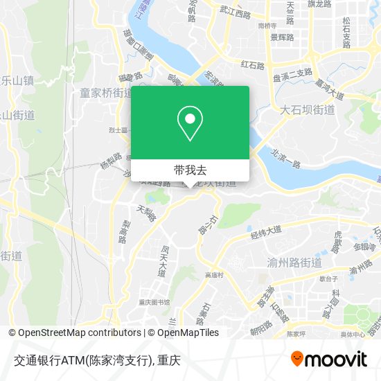 交通银行ATM(陈家湾支行)地图