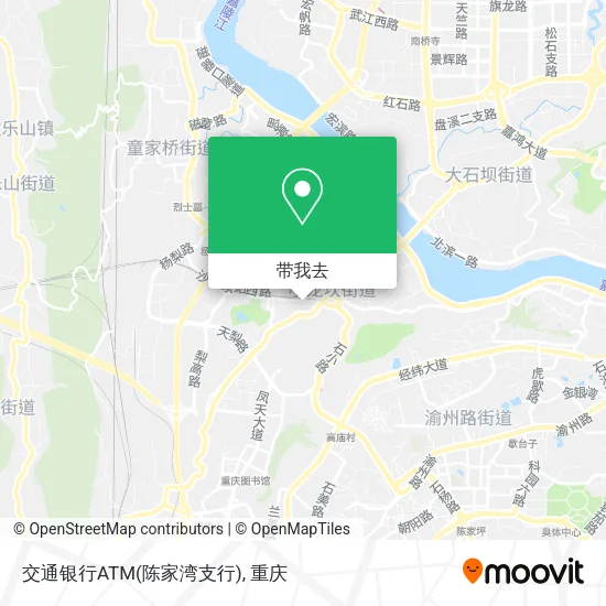 交通银行ATM(陈家湾支行)地图