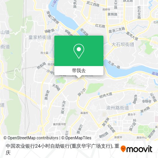 中国农业银行24小时自助银行(重庆华宇广场支行)地图