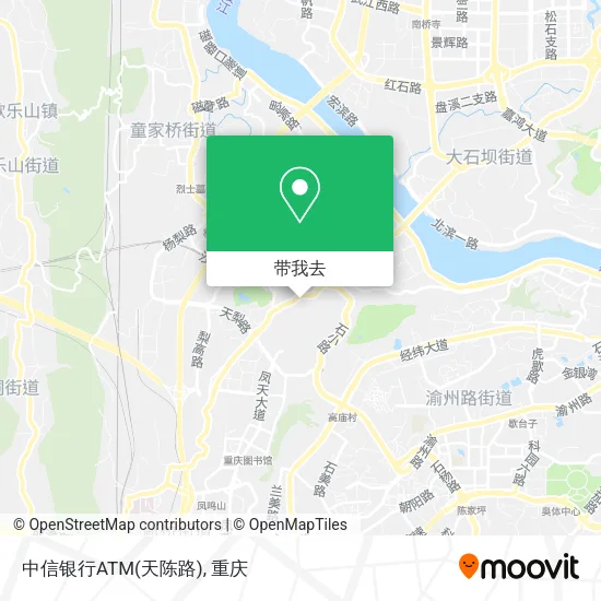 中信银行ATM(天陈路)地图