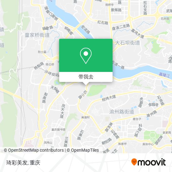 琦彩美发地图