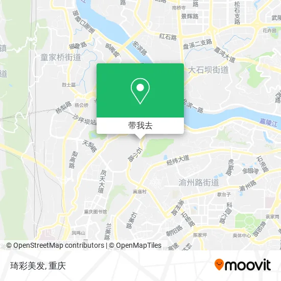 琦彩美发地图