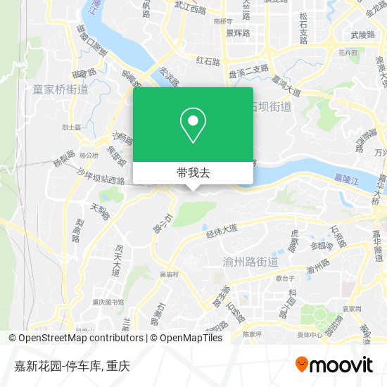 嘉新花园-停车库地图