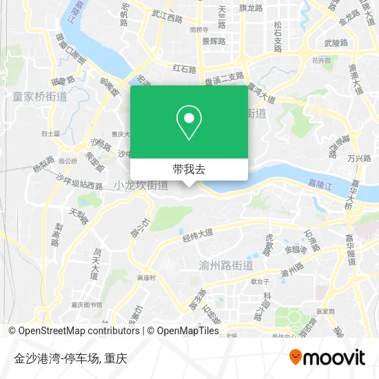 金沙港湾-停车场地图