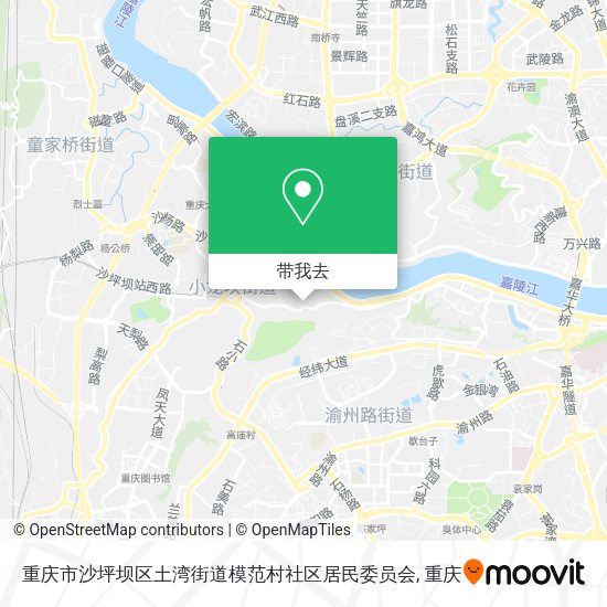 重庆市沙坪坝区土湾街道模范村社区居民委员会地图