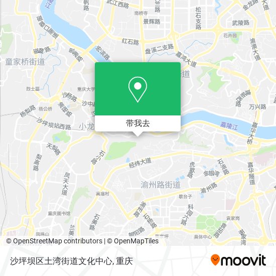 沙坪坝区土湾街道文化中心地图
