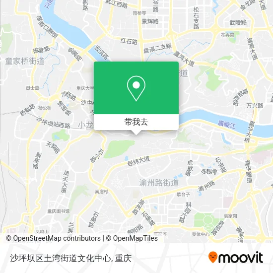 沙坪坝区土湾街道文化中心地图