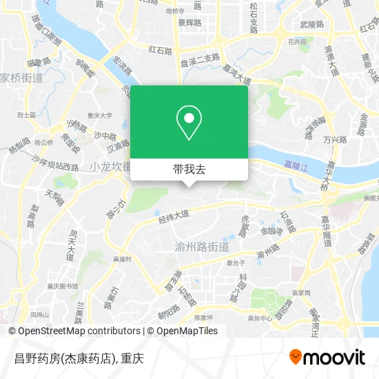 昌野药房(杰康药店)地图
