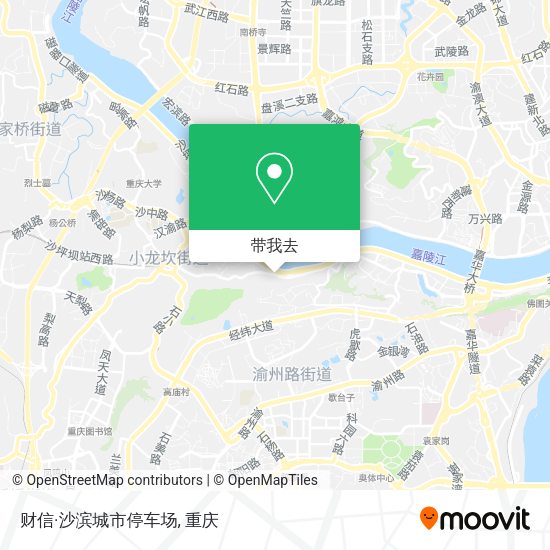 财信·沙滨城市停车场地图