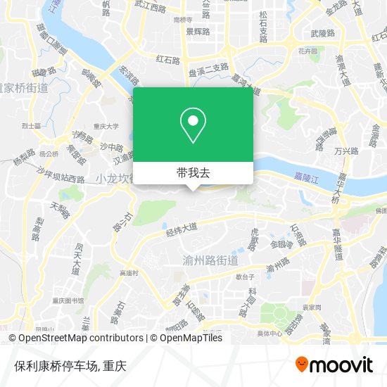 保利康桥停车场地图
