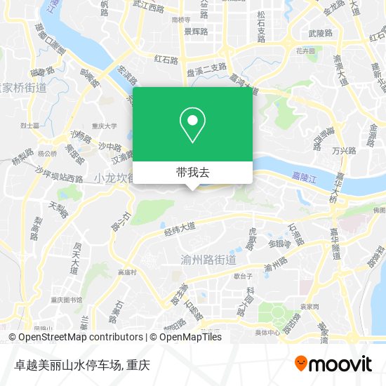 卓越美丽山水停车场地图