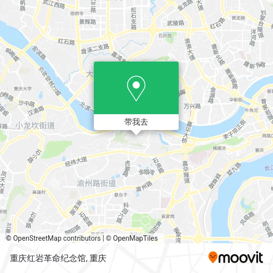 重庆红岩革命纪念馆地图