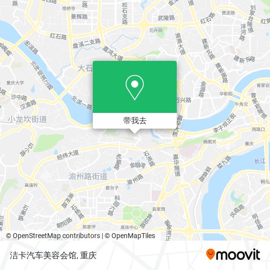 洁卡汽车美容会馆地图