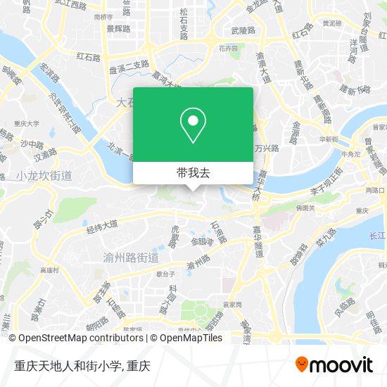 重庆天地人和街小学地图