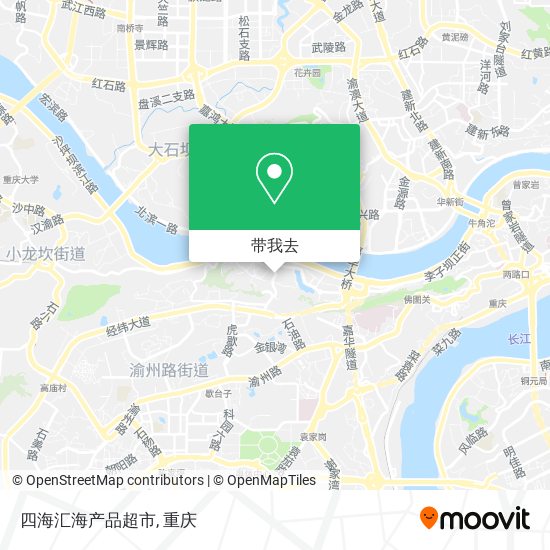 四海汇海产品超市地图