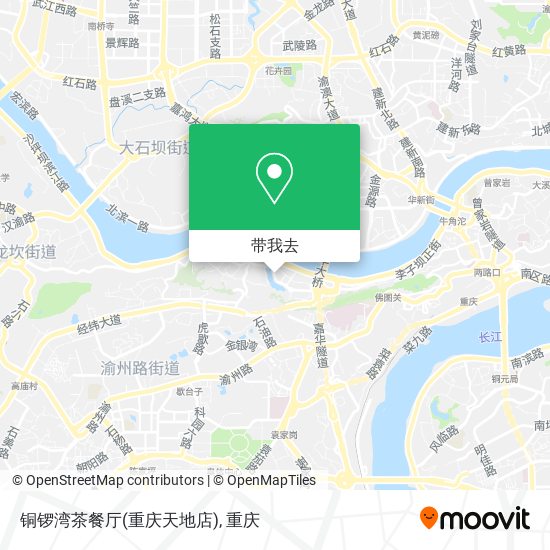 铜锣湾茶餐厅(重庆天地店)地图