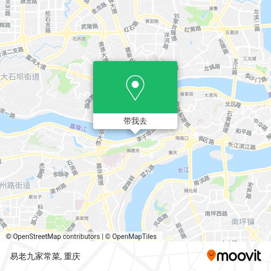 易老九家常菜地图